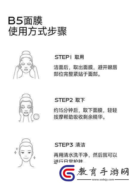 面膜使用教程