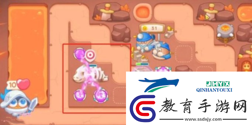 保衛(wèi)蘿卜4餓龍傳說第46關(guān)怎么過