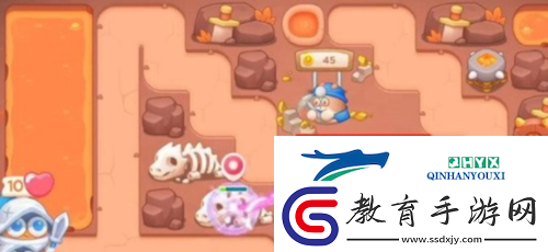 保衛(wèi)蘿卜4餓龍傳說第46關(guān)怎么過