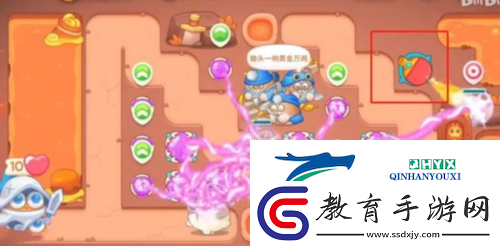 保衛(wèi)蘿卜4餓龍傳說第46關(guān)怎么過