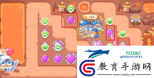 保衛(wèi)蘿卜4餓龍傳說第46關(guān)怎么過