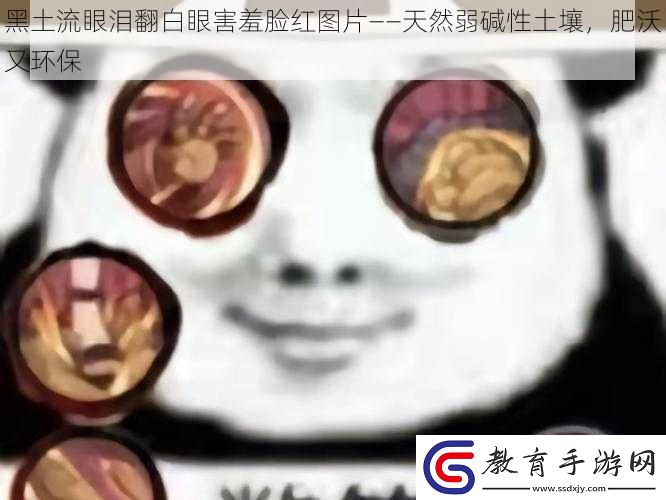 黑土流眼淚翻白眼害羞臉紅圖片——天然弱堿性土壤
