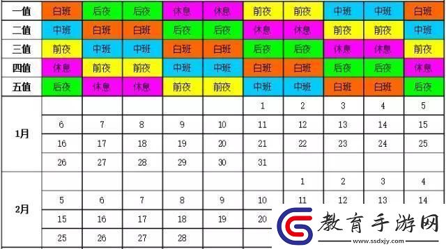 兩個(gè)人輪流上24小時(shí)的班